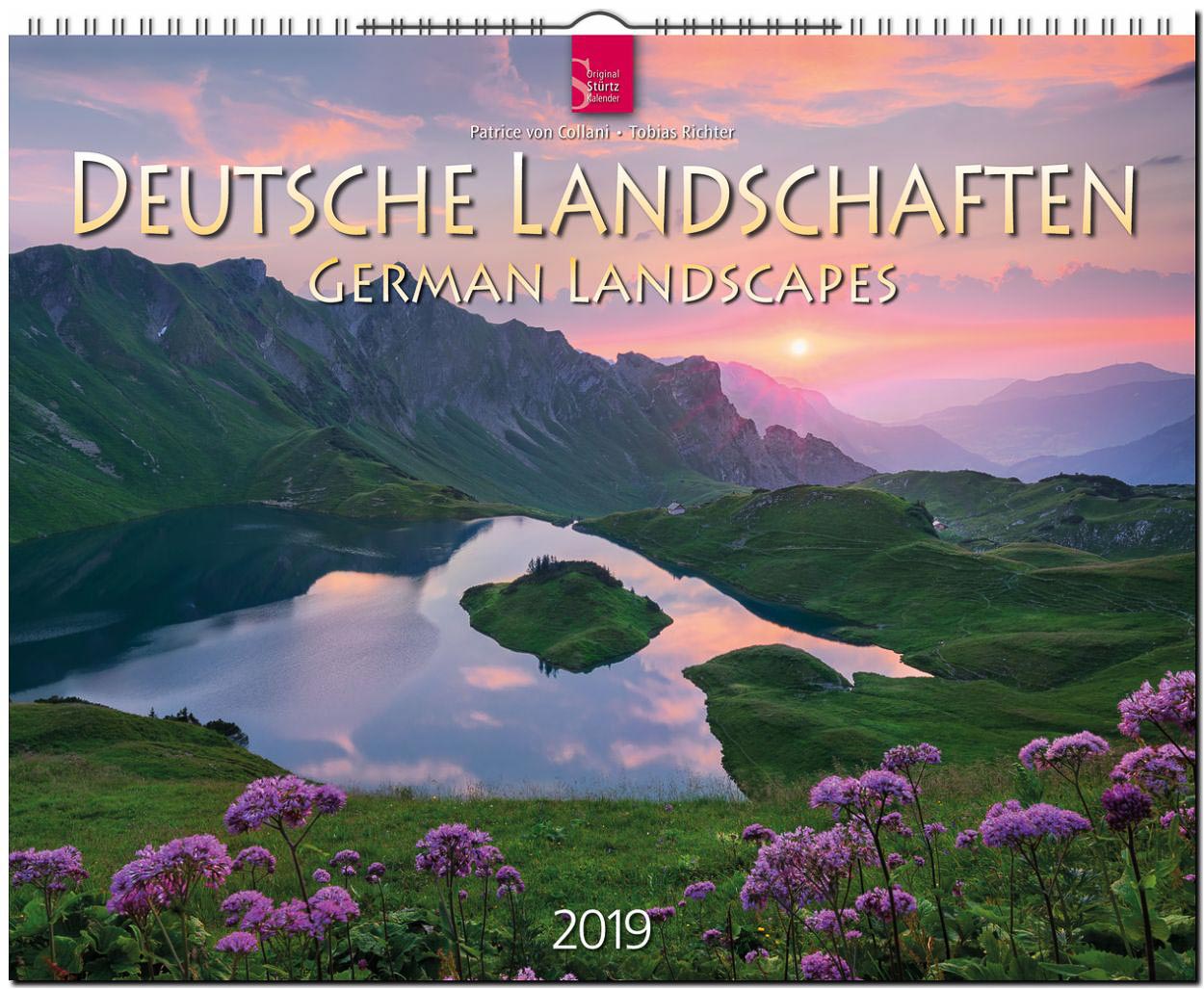 Kalender Deutsche Landschaften 2019 Cover